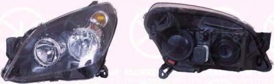 KLOKKERHOLM 50520121A1 основная фара на OPEL ASTRA H (L48)