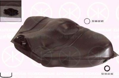 KLOKKERHOLM 5076007 Топливный бак 61 л.Opel Vectra A Caravan/Sedan 2.0 i 2000/GT 16V -95