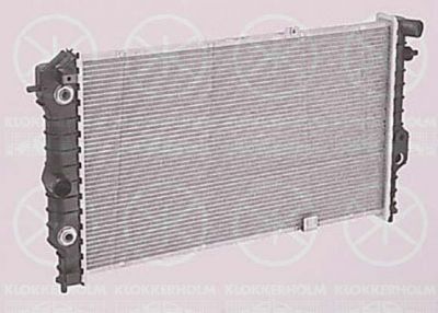 KLOKKERHOLM 5076302173 радиатор, охлаждение двигателя на OPEL CALIBRA A (85_)