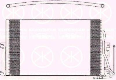 KLOKKERHOLM 5077305241 конденсатор, кондиционер на OPEL VECTRA B (36_)