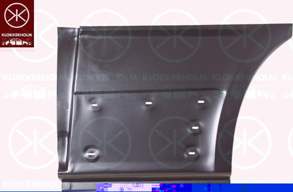 KLOKKERHOLM 5089563 боковина на OPEL VIVARO фургон (F7)