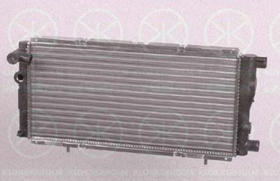 KLOKKERHOLM 5503302085 радиатор, охлаждение двигателя на PEUGEOT 205 I (741A/C)
