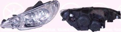 KLOKKERHOLM 55070151A1 основная фара на PEUGEOT 206 SW (2E/K)