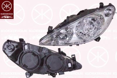 KLOKKERHOLM 55140142A1 основная фара на PEUGEOT 307 (3A/C)