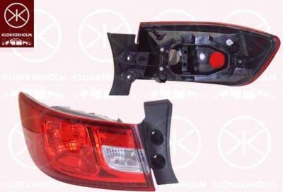 KLOKKERHOLM 60340712 задний фонарь на RENAULT CLIO IV