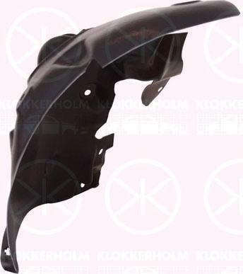 KLOKKERHOLM 6041385 Подкрылок левый передний, передняя часть Renault Megane II 03-08 (8200415285)