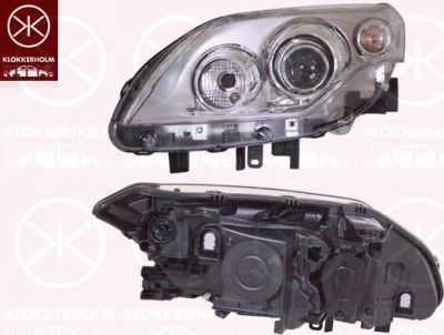 KLOKKERHOLM 60560144A1 основная фара на RENAULT LAGUNA III (BT0/1)