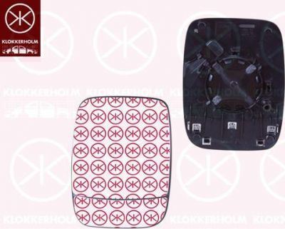 KLOKKERHOLM 60631062 зеркальное стекло, наружное зеркало на OPEL VIVARO Combi