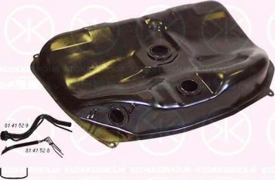 KLOKKERHOLM 8141007 топливный бак на TOYOTA CAMRY Liftback (_V1_)