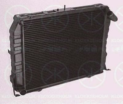 KLOKKERHOLM 8193302139 радиатор, охлаждение двигателя на TOYOTA HIACE III фургон (YH7_, LH6_, LH7_, LH5_, YH5_, YH6_)
