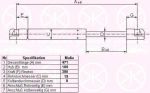 KLOKKERHOLM 90607100 газовая пружина, крышка багажник на VOLVO XC90 I