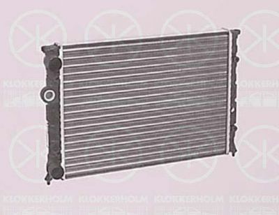 KLOKKERHOLM 9522302028 радиатор, охлаждение двигателя на VW GOLF III (1H1)