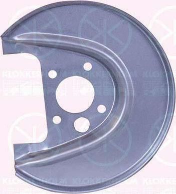 KLOKKERHOLM 9523877 отражатель, диск тормозного механизма на SKODA ROOMSTER Praktik (5J)