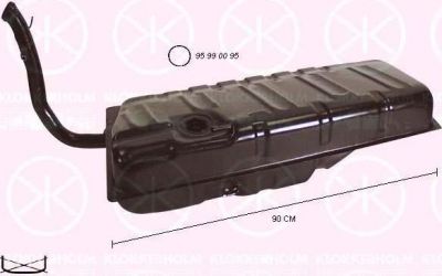 KLOKKERHOLM 9526008 топливный бак на VW POLO купе (86C, 80)