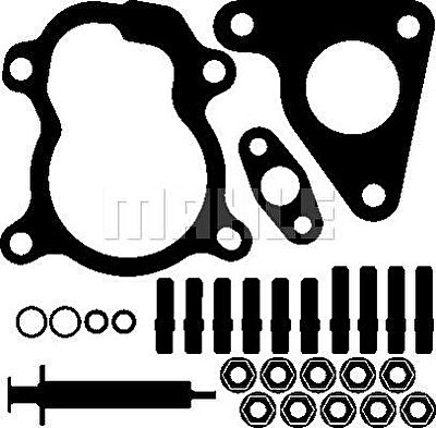 Knecht/Mahle 021 TA 14750 000 монтажный комплект, компрессор на MITSUBISHI CARISMA седан (DA_)