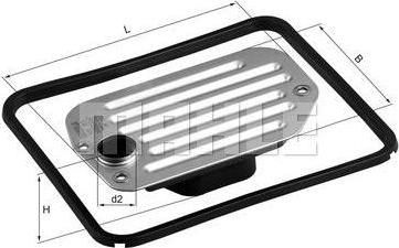 Knecht/Mahle HX 85D гидрофильтр, автоматическая коробка передач на AUDI 100 (4A, C4)