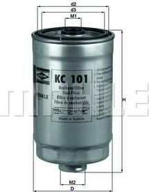 Knecht/Mahle KC 101 топливный фильтр на HYUNDAI SANTA FE II (CM)