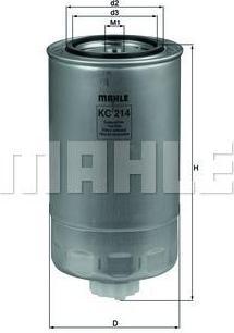 Knecht/Mahle KC 214 топливный фильтр на IVECO Stralis
