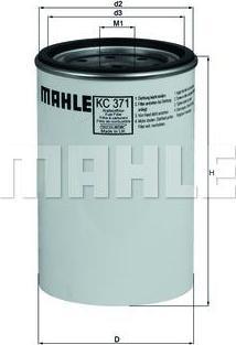 Knecht/Mahle KC 371D топливный фильтр на VOLVO FL
