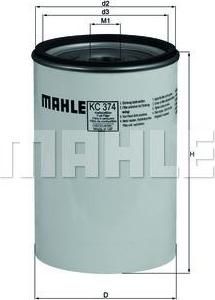 Knecht/Mahle KC 374D топливный фильтр на IVECO Stralis
