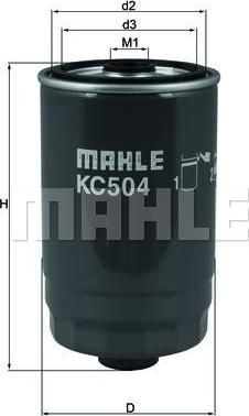 Knecht/Mahle KC 504 топливный фильтр на HYUNDAI SANTA FE III (DM)