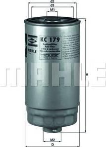KNECHT/MAHLE Фильтр топливный KIA Sorento 2.5CRDI (313003E000, KC179)