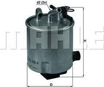 Knecht/Mahle KL 440/4 топливный фильтр на NISSAN NAVARA (D40)