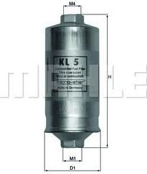 Knecht/Mahle KL 5 топливный фильтр на FIAT TEMPRA S.W. (159)