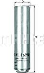 KNECHT/MAHLE Фильтр топливный X3 3.0D кроме Е90 (13327811401, KL169/4D)