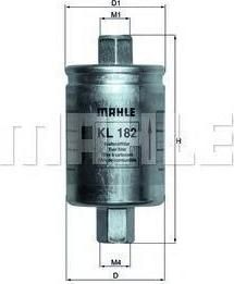 KNECHT/MAHLE Фильтр топливный ROVER 400 (KL182, KL182)