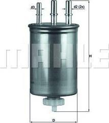 KNECHT/MAHLE Фильтр топливный SSANGYONG Rexton/Rodius (6650921001, KL505)