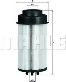 Knecht/Mahle KX 181D топливный фильтр на DAF XF 95
