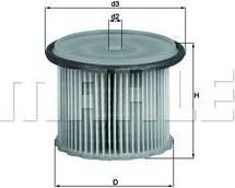 Knecht/Mahle KX 63/1 топливный фильтр на PEUGEOT PARTNER фургон (5)