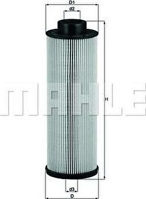 Knecht/Mahle KX 73/2D топливный фильтр на MAN TGA
