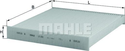 Knecht/Mahle LA 859 фильтр, воздух во внутренном пространстве на FORD TRANSIT c бортовой платформой/ходовая часть