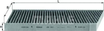 Knecht/Mahle LAK 129/1 фильтр, воздух во внутренном пространстве на MERCEDES-BENZ C-CLASS купе (CL203)