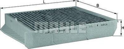 Knecht/Mahle LAK 54/1 фильтр, воздух во внутренном пространстве на VOLVO S80 I (TS, XY)