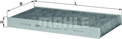 Knecht/Mahle LAK 56 фильтр, воздух во внутренном пространстве на ALFA ROMEO 156 (932)