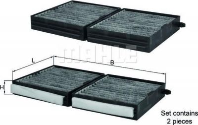 Knecht/Mahle LAKG 113/S фильтр, воздух во внутренном пространстве на MAZDA 323 F VI (BJ)