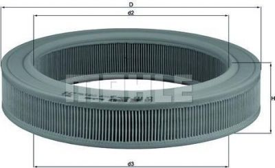 Knecht/Mahle LX 113 воздушный фильтр на OPEL OMEGA A (16_, 17_, 19_)