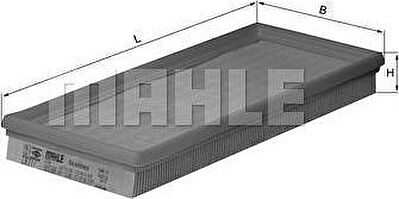 Knecht/Mahle LX 117 воздушный фильтр на FORD ESCORT IV (GAF, AWF, ABFT)