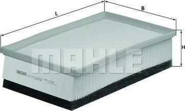 Knecht/Mahle LX 1220 воздушный фильтр на PEUGEOT 607 (9D, 9U)