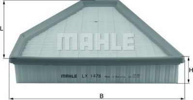 Knecht/Mahle LX 1478 воздушный фильтр на 1 (E87)