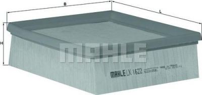 Knecht/Mahle LX 1622 воздушный фильтр на FIAT SEDICI (FY_)
