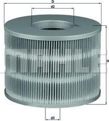 Knecht/Mahle LX 2028 воздушный фильтр на TOYOTA HILUX II пикап (LN8_, RN5_, LN6_, YN6_, YN5_, LN5_, RN6_)