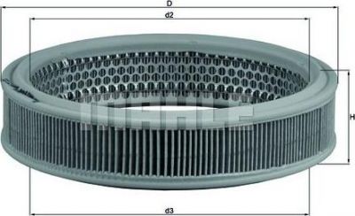 Knecht/Mahle LX 215 воздушный фильтр на ZASTAVA 101 (1100)