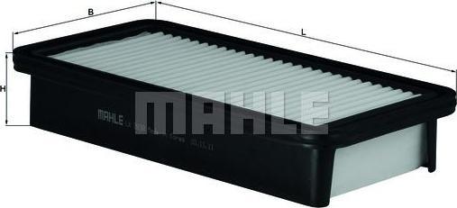 Knecht/Mahle LX 2638 воздушный фильтр на HYUNDAI ACCENT III седан (MC)