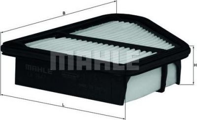 Knecht/Mahle LX 2647 воздушный фильтр на HONDA CIVIC IX (FK)