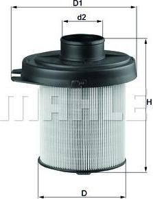 Knecht/Mahle LX 291 воздушный фильтр на PEUGEOT 309 I (10C, 10A)