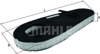 Knecht/Mahle LX 3598 воздушный фильтр на 5 Touring (F11)